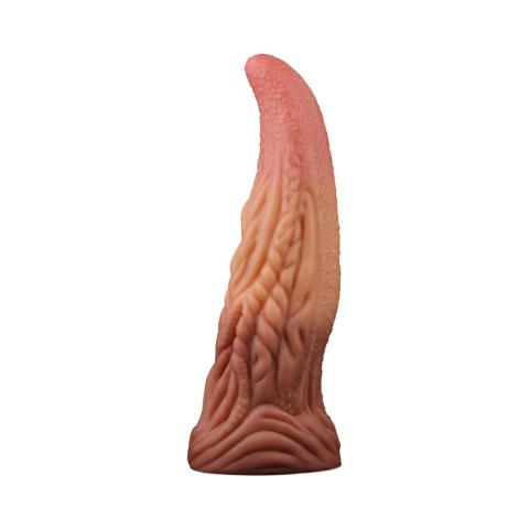 Imponujących rozmiaróe realistyczne dildo o nietypowej strukturze- 25,4cm