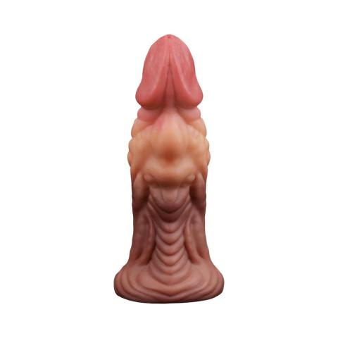 Realistyczne dildo z przyssawką idealne do puntu G- 17,8cm