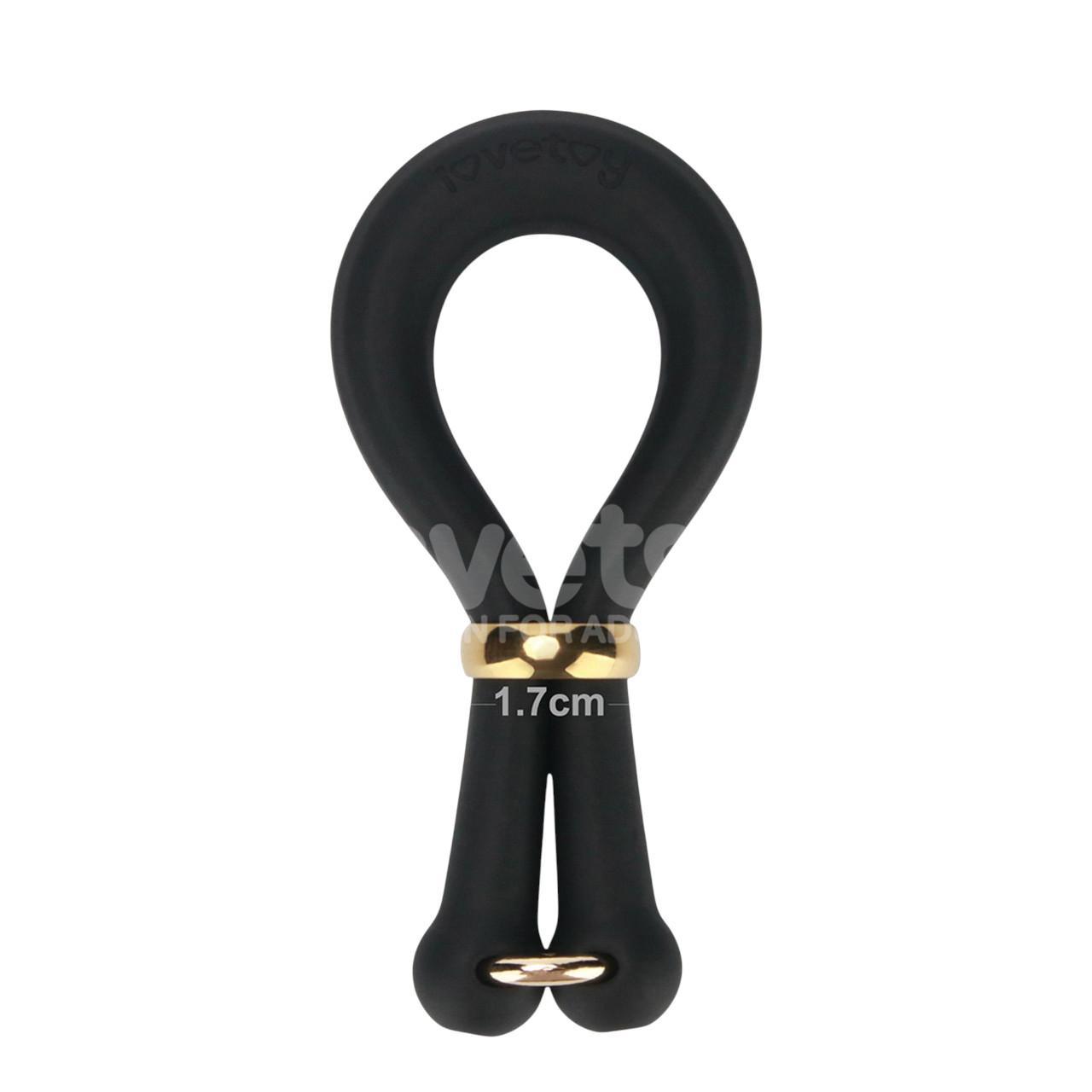 Regulowany, elastyczny pierścień erekcyjny z podwójną pętlą