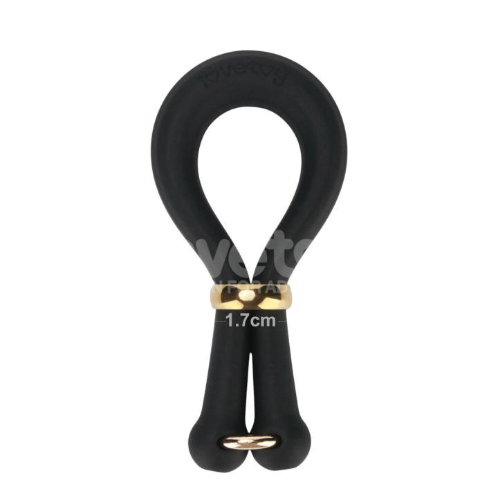 Regulowany, elastyczny pierścień erekcyjny z podwójną pętlą