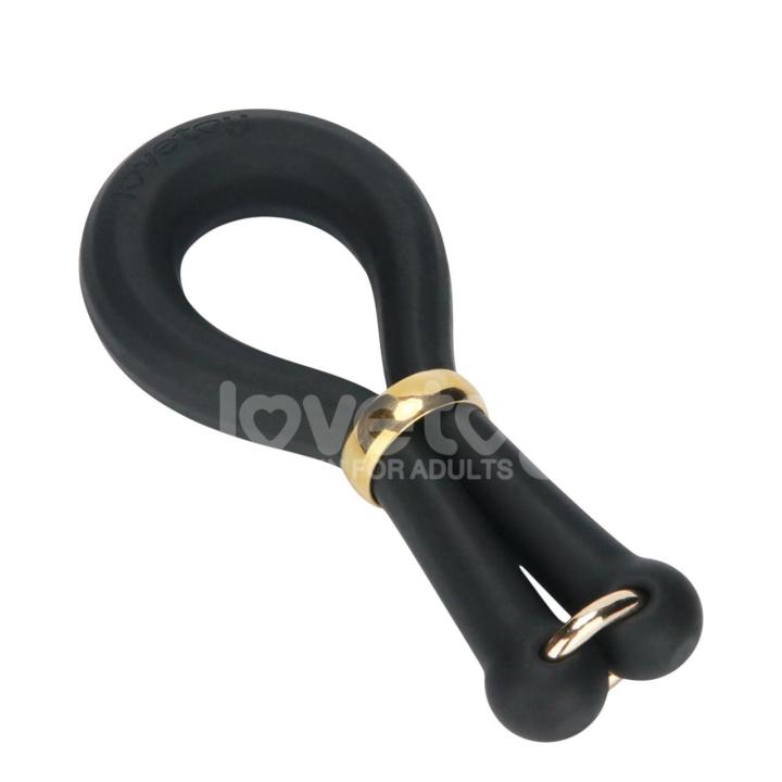 Regulowany, elastyczny pierścień erekcyjny z podwójną pętlą