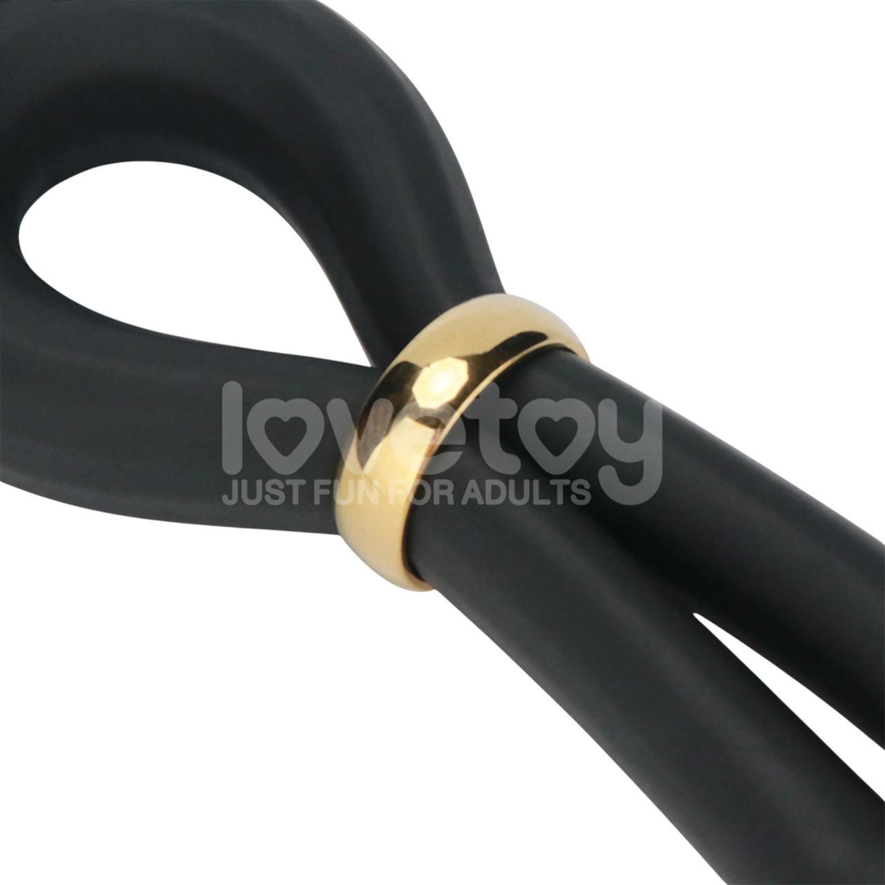 Regulowany, elastyczny pierścień erekcyjny z podwójną pętlą