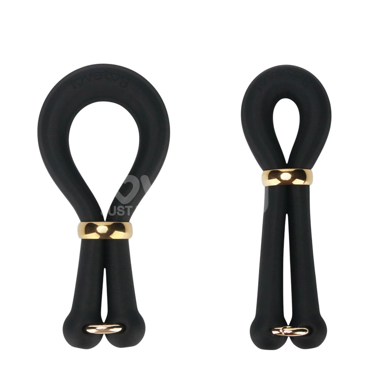 Regulowany, elastyczny pierścień erekcyjny z podwójną pętlą