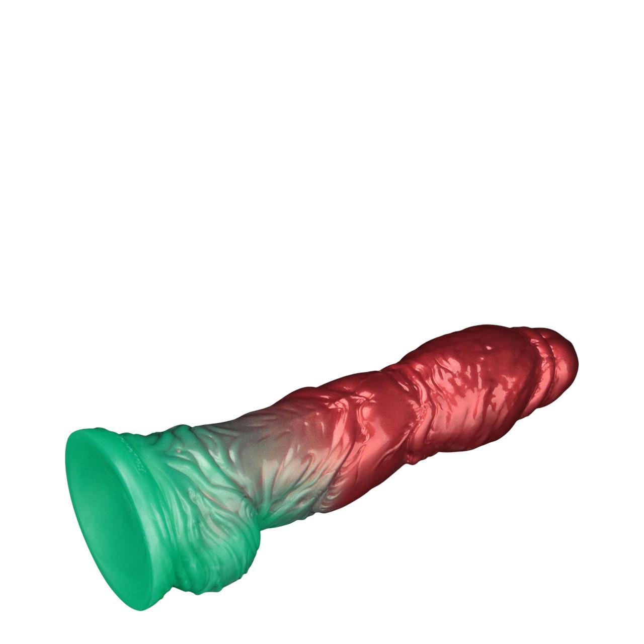 Ekskluzywne pompowane dildo z mocną przyssawką - 25,4cm