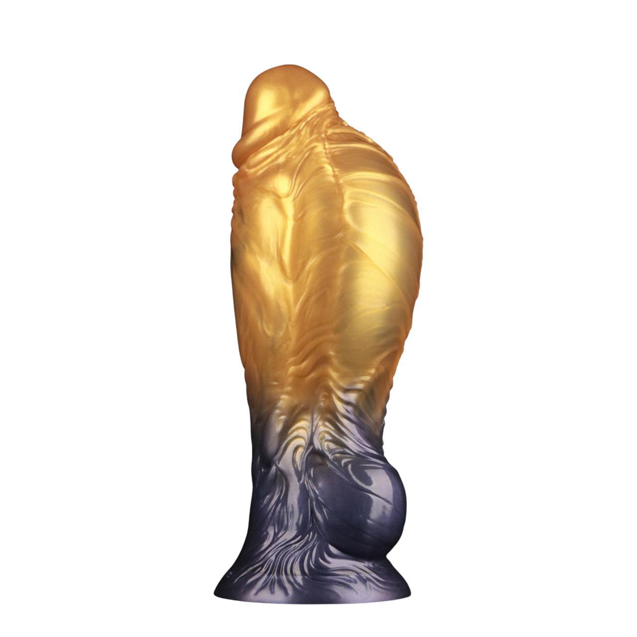 Ekskluzywne pompowane dildo z mocną przyssawką - 20,3cm