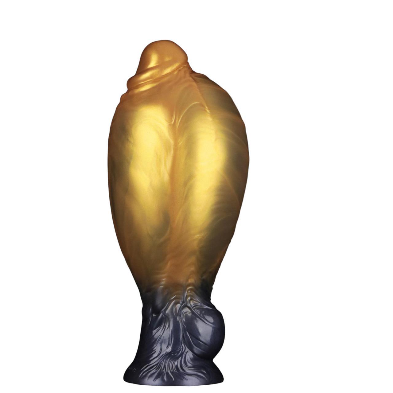 Ekskluzywne pompowane dildo z mocną przyssawką - 20,3cm