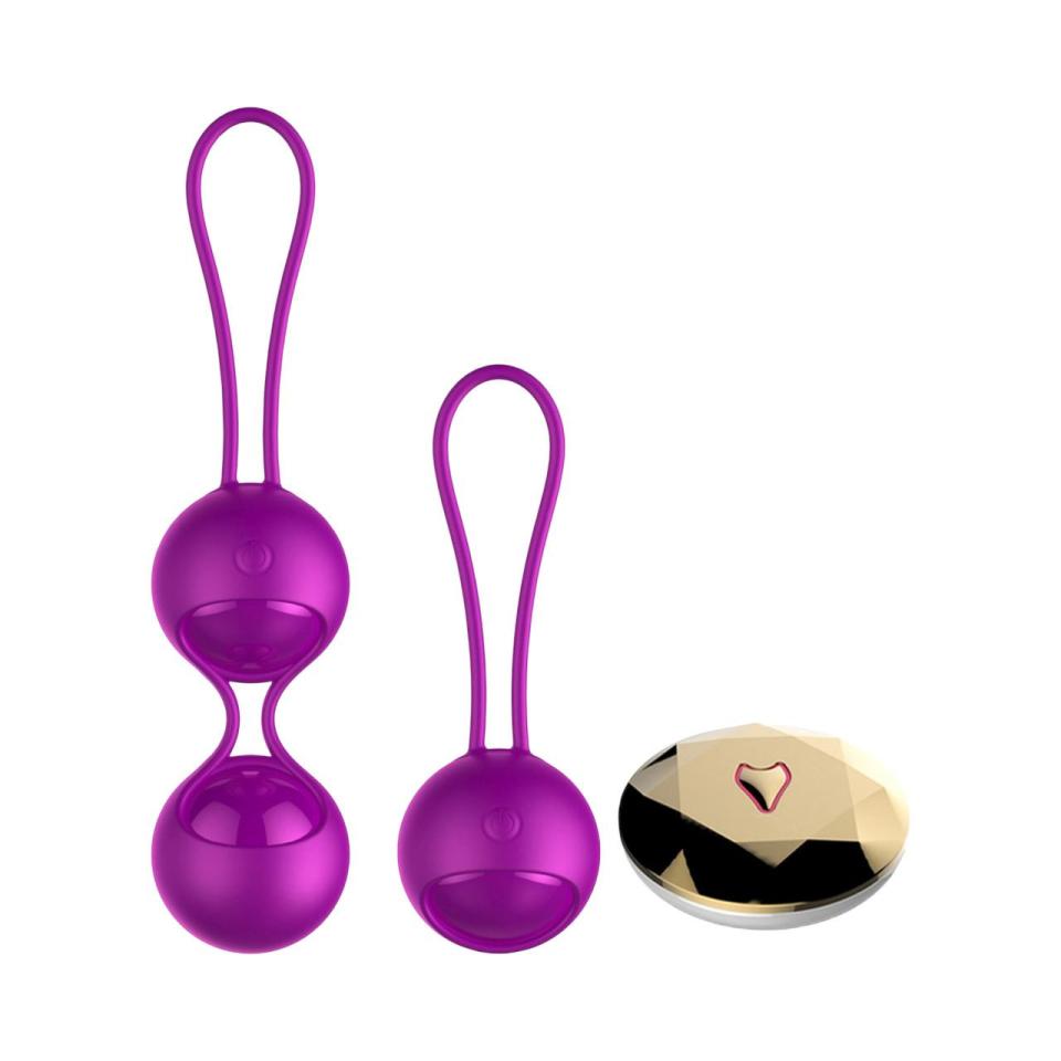 Luksusowe kulki gejszy z wibracjami, sterowane pilotem- zestaw 2szt.