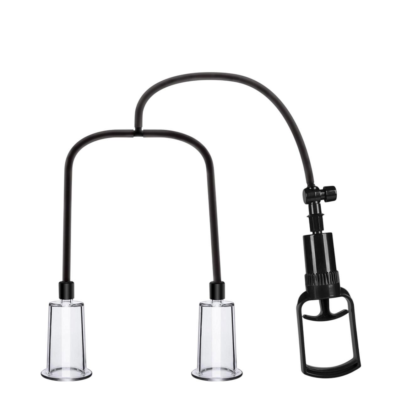 Wodoodporna pompka do stymulacji brodawek lub łechtaczki- 4 przyssawki