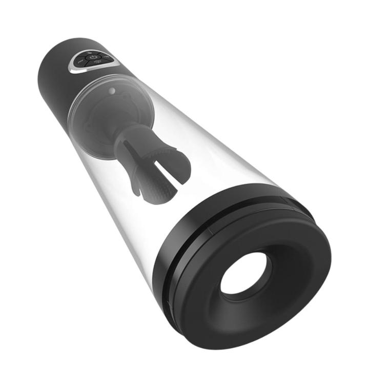 Wodoodporna, automatyczna pompka do powiększania penisa z funkcję wibracyjnego masażu