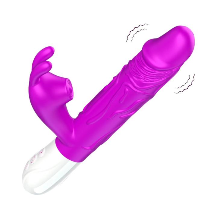 Wibrator króliczek do stymulacji łechtaczki oraz z funkcją podrzewania