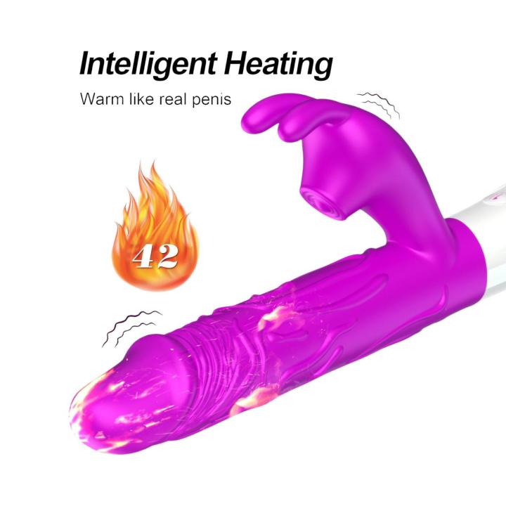 Wibrator króliczek do stymulacji łechtaczki oraz z funkcją podrzewania