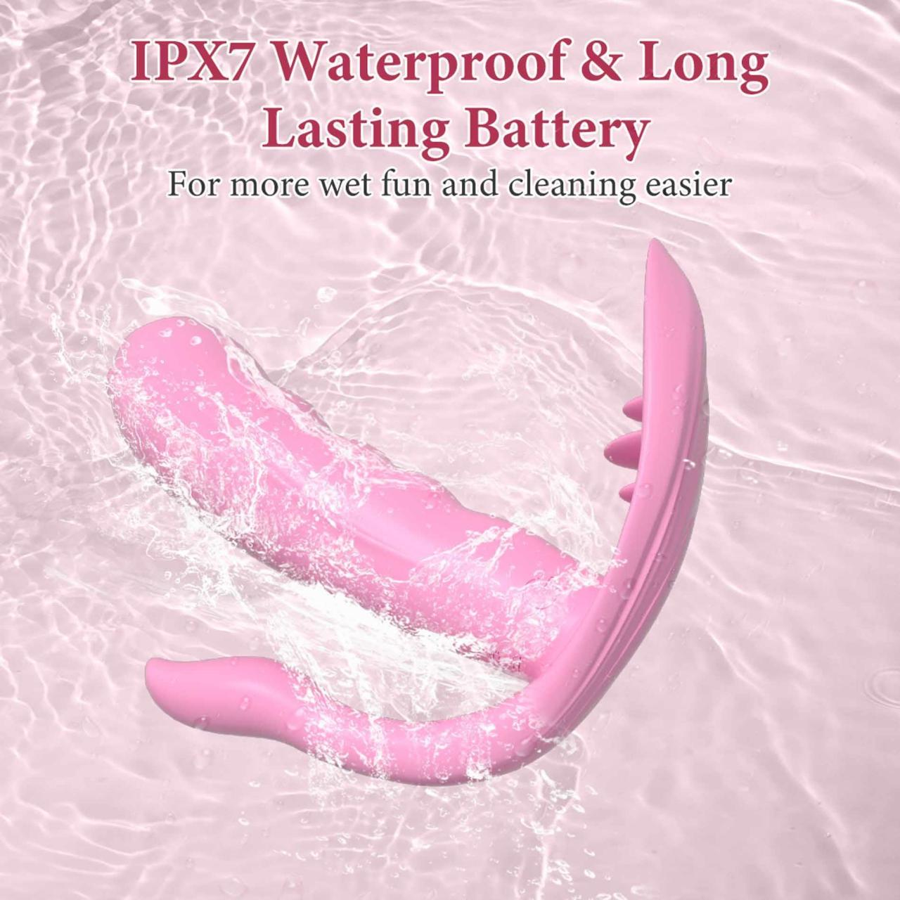 Wibrator do stymulacji łechtaczki i punktu G z ruchomym języczkiem i ruchem góra-dół