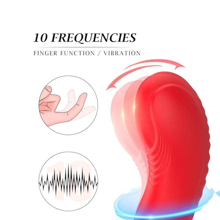 Nowoczesny wibrator z funkcją ruchu palca- sterowany aplikacją