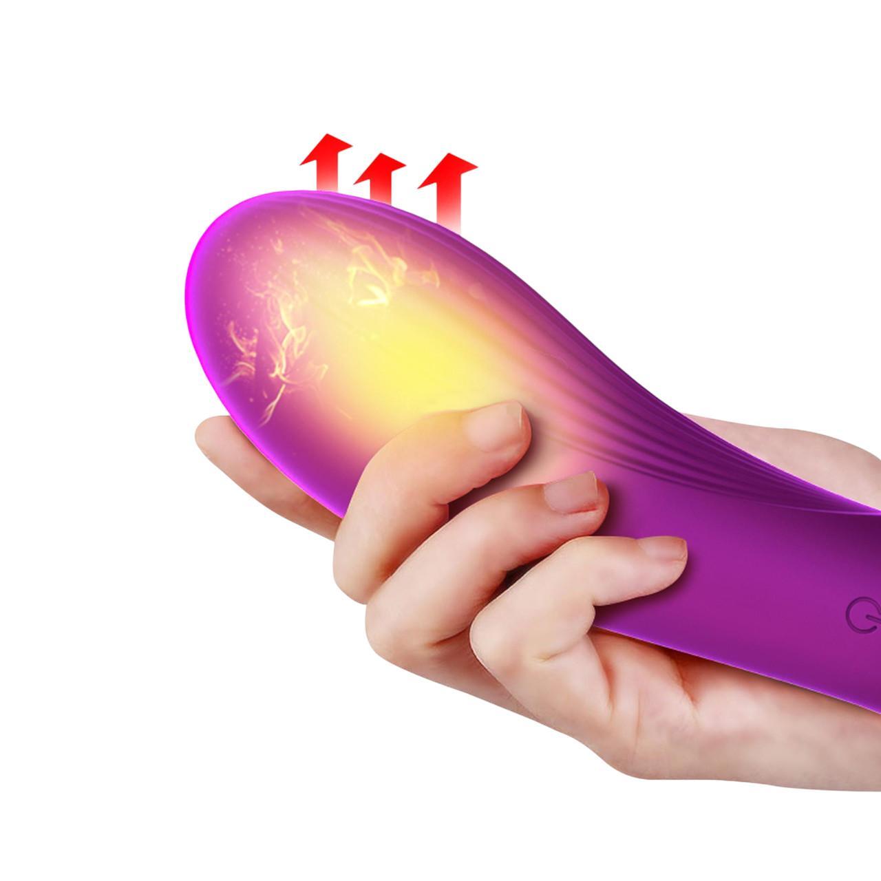 Masażer punktu G z funkcją podgrzewania- sterowany głosem lub za pomocą pilota