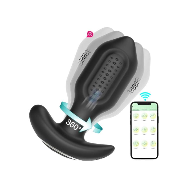Innowacyjne wibrujący korek analny sterowany aplikacją