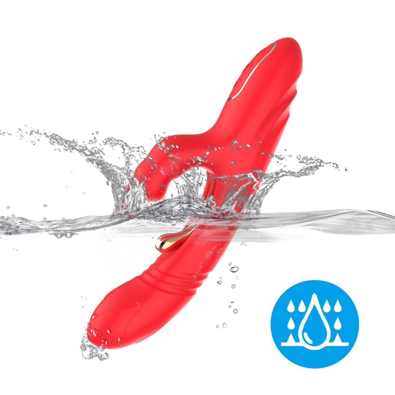 Wibrator króliczek do stymulacji punktu G i łechtaczki - 23cm