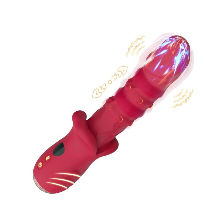 Realistyczny wibrator z funkcją ruchu posuwistego – 9 trybów wibracji