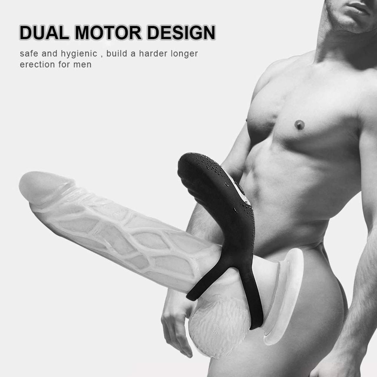 Wibrujący pierścień dla par- stymulacja łechtaczki + wydłużona erekcja