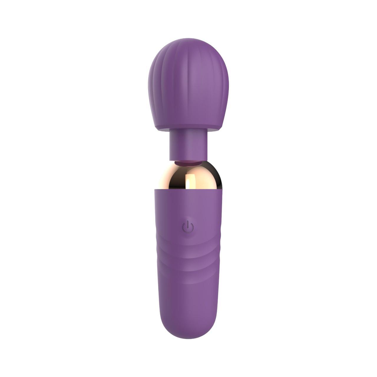 Mały i dyskretny masażer zaskakująco mocny w kolorze fioletowym-10 trybów wibracji