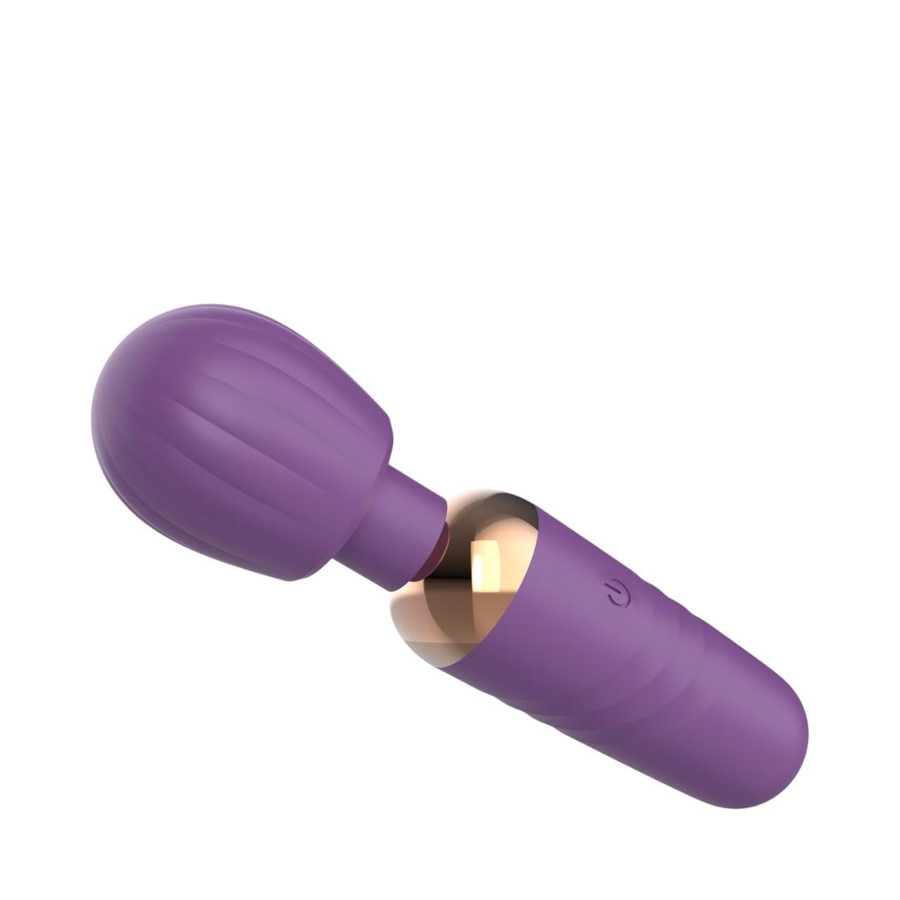 Mały i dyskretny masażer zaskakująco mocny w kolorze fioletowym-10 trybów wibracji