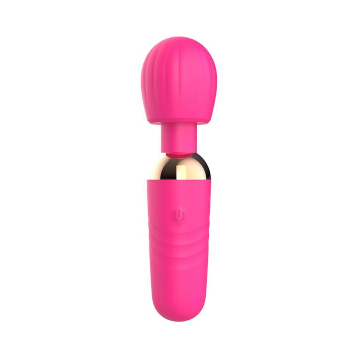 Mały i dyskretny masażer zaskakująco mocny w kolorze różowym-10 trybów wibracji
