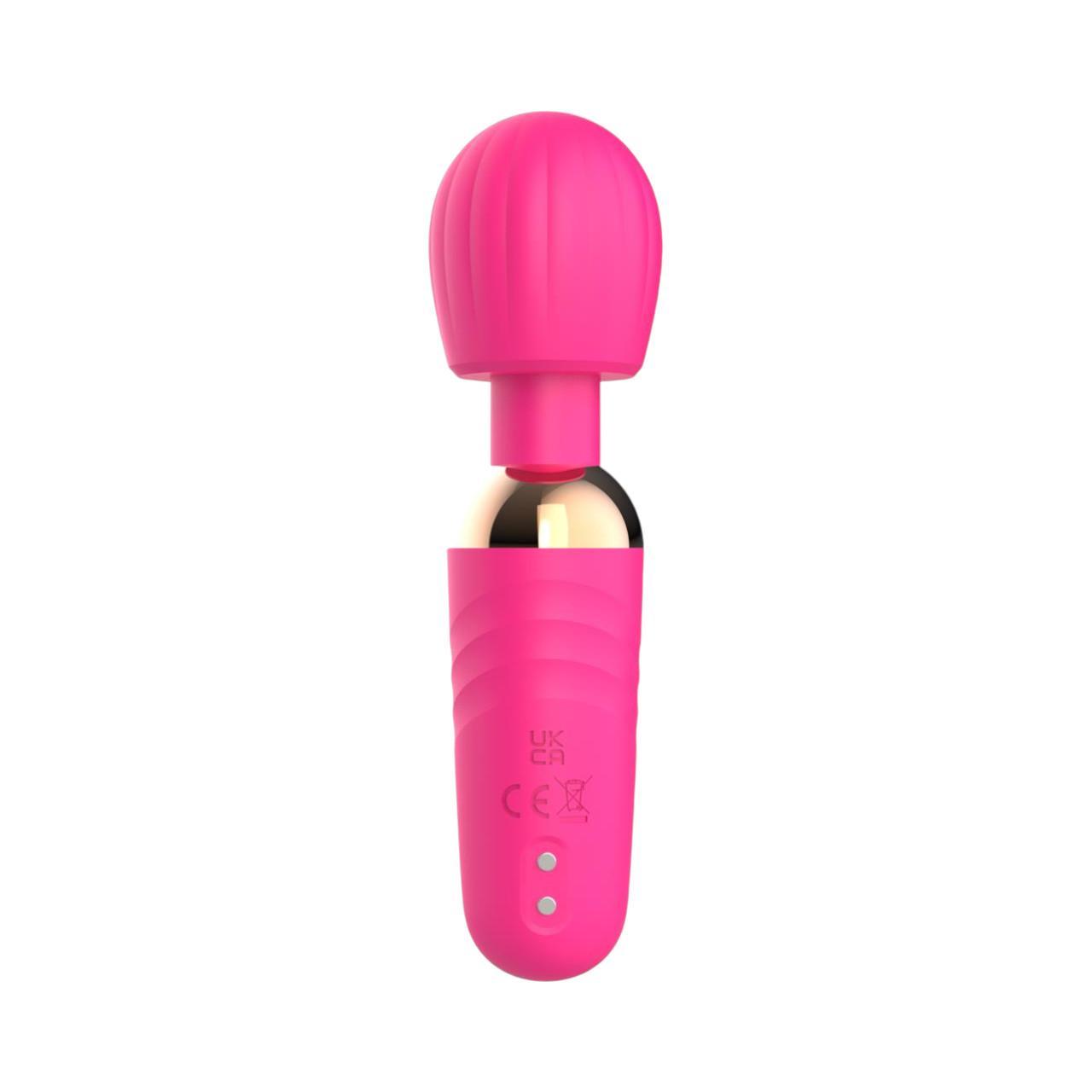 Mały i dyskretny masażer zaskakująco mocny w kolorze różowym-10 trybów wibracji
