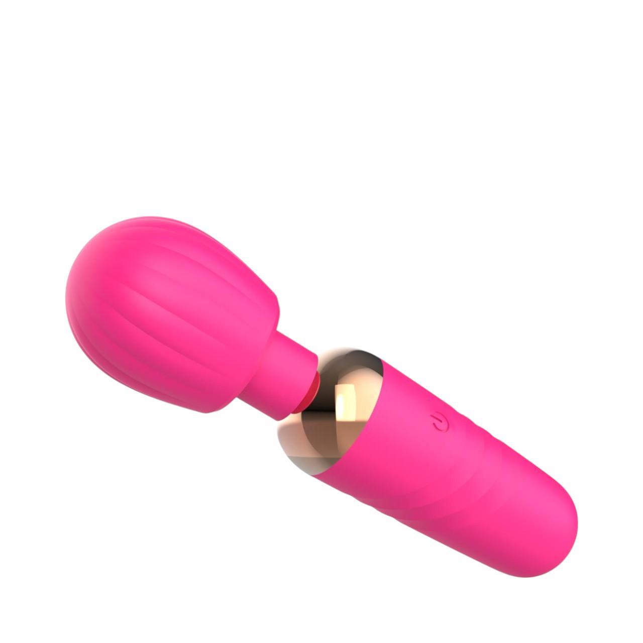 Mały i dyskretny masażer zaskakująco mocny w kolorze różowym-10 trybów wibracji