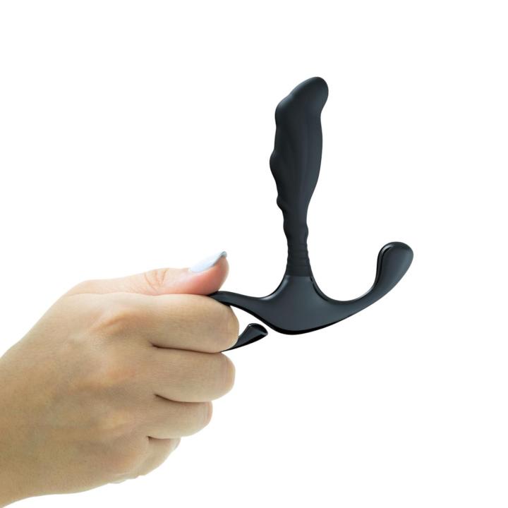 Silikonowy masażer prostaty, wodoodporny - 10,5cm