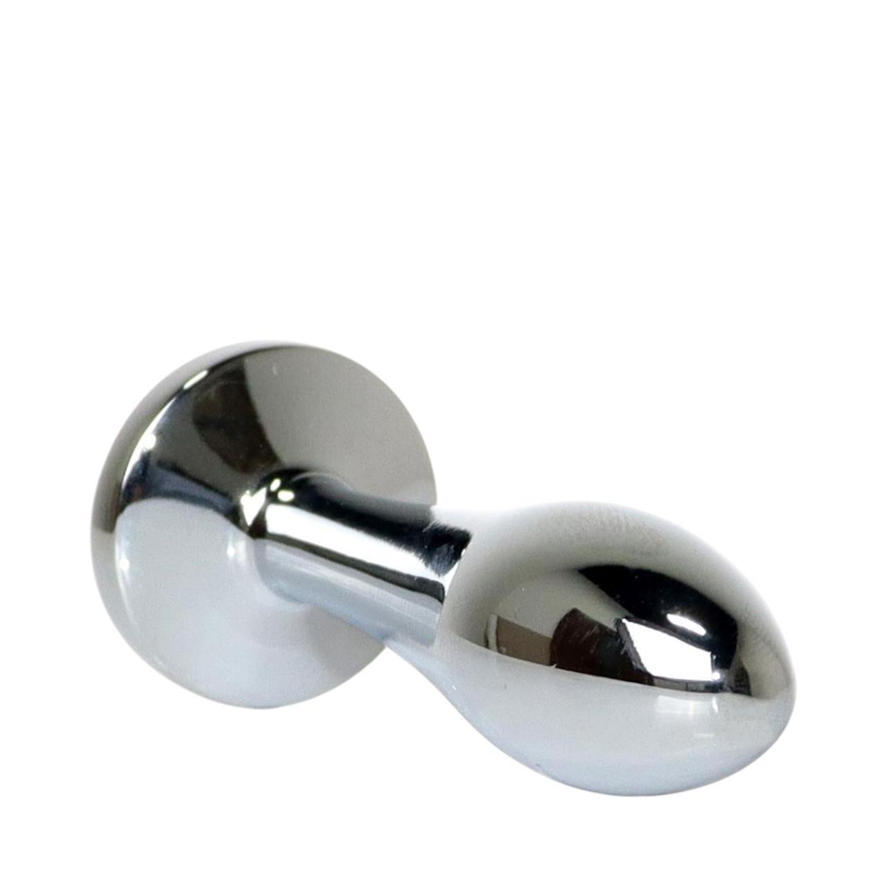 Długi korek analny ze stali nierdzewnej z diamencikiem S-L