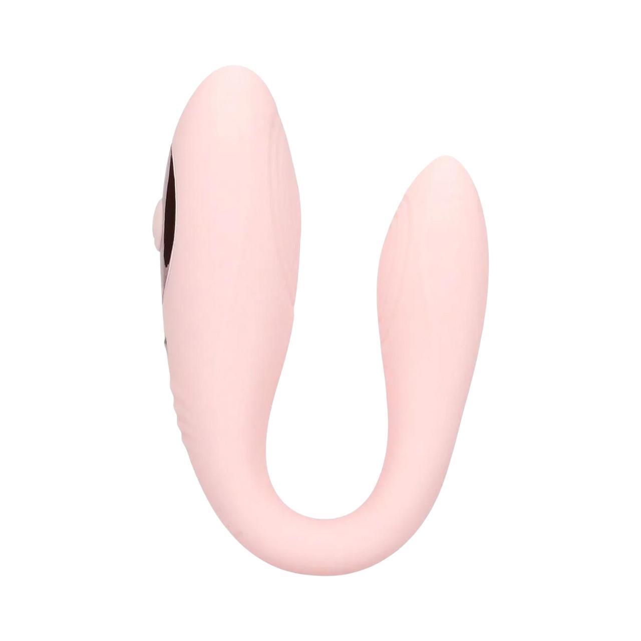 Elegancki wibrator punktu G i łechtaczki sterowany pilotem