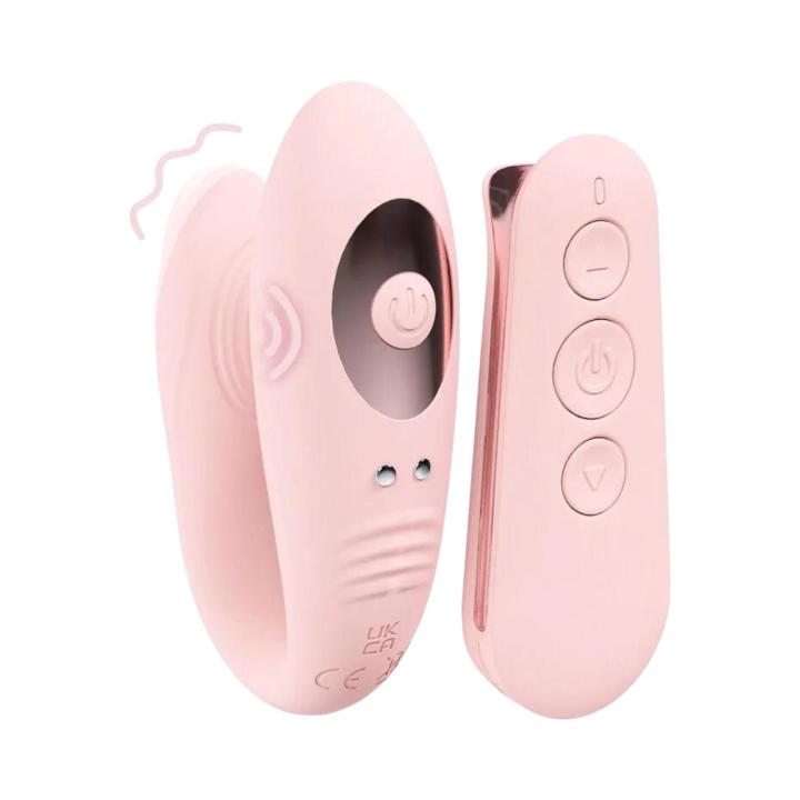 Elegancki wibrator punktu G i łechtaczki sterowany pilotem