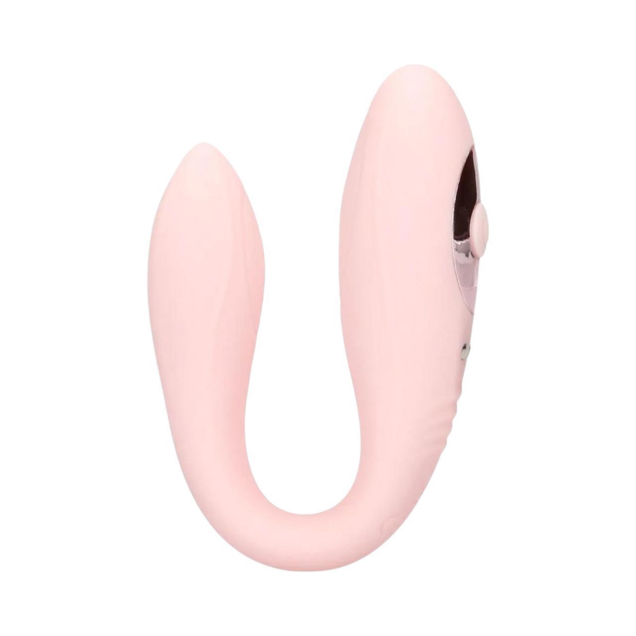 Elegancki wibrator punktu G i łechtaczki sterowany pilotem