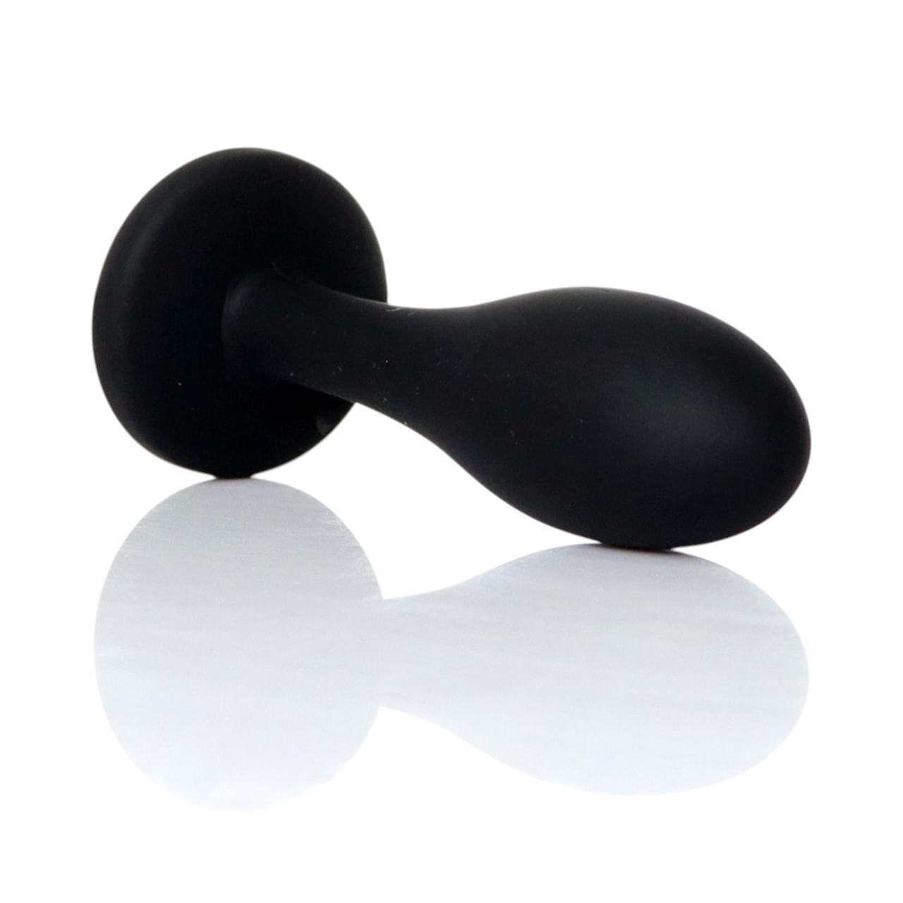 Luksusowy korek analny z silikonu z diamentem S-L