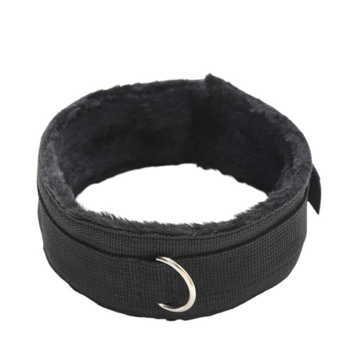 Zestaw do bondage w kolorze czarnym- 10 elementów