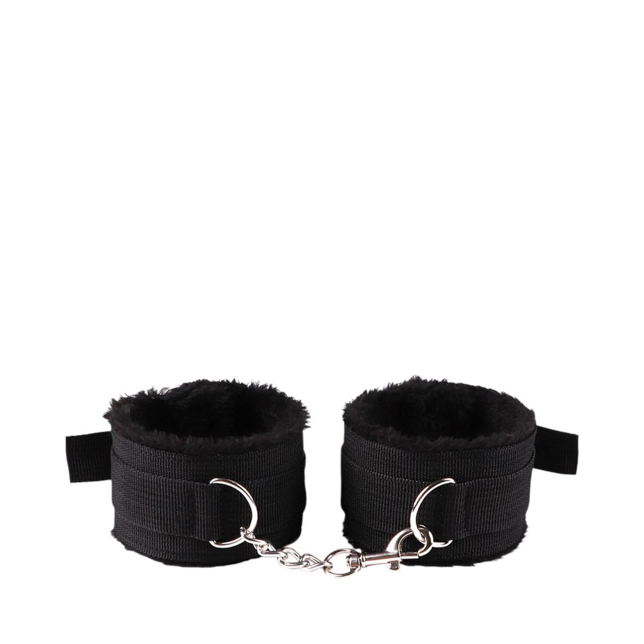 Zestaw do bondage w kolorze czarnym- 10 elementów