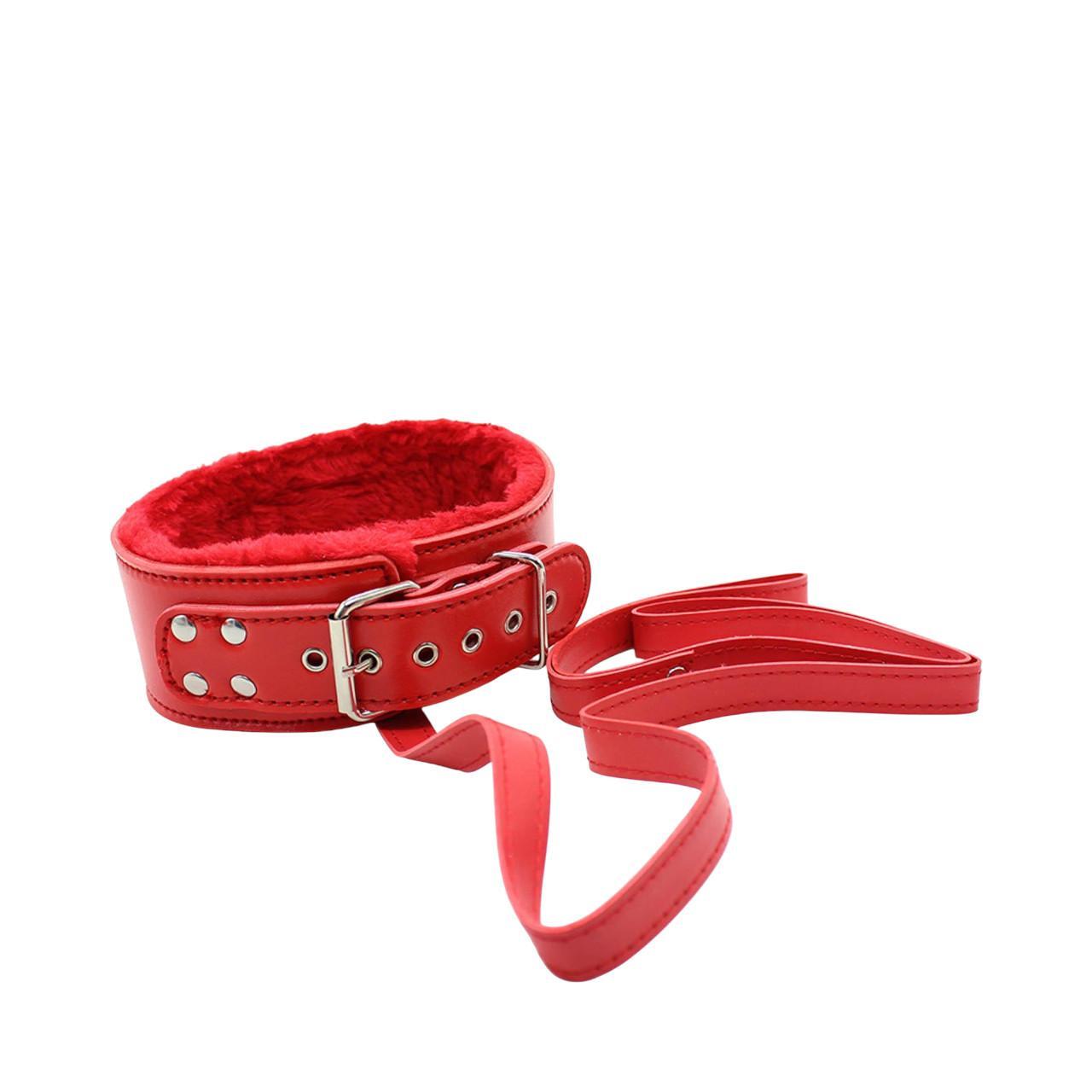 Zestaw do bondage w kolorze czerwonym- 8 elementów