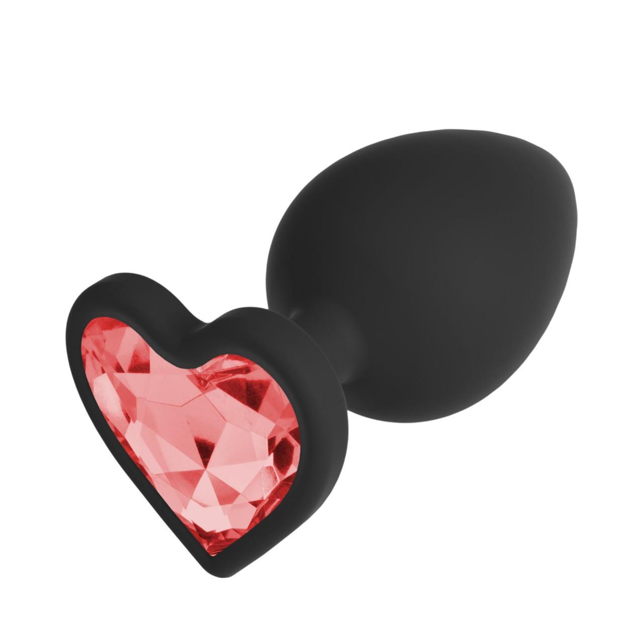 Silikonowy korek analny z wymiennymi kryształkami S-L