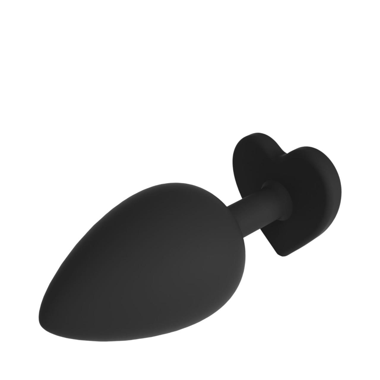 Silikonowy korek analny z wymiennymi kryształkami S-L