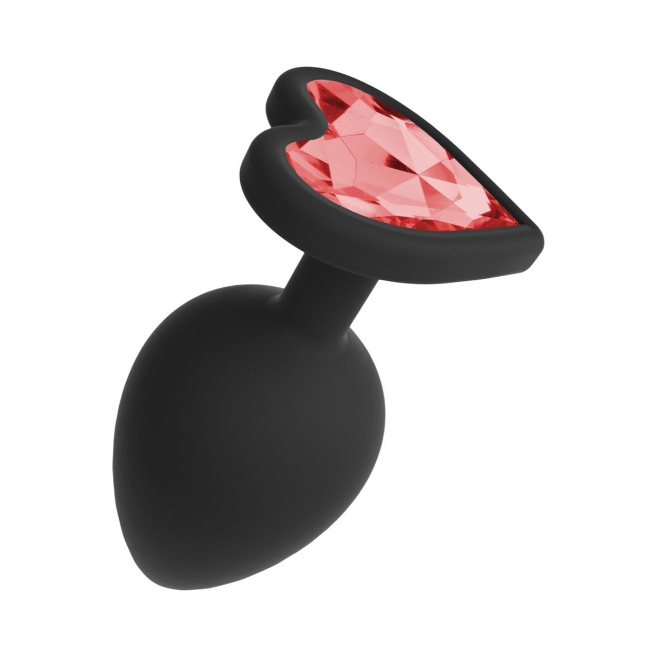 Silikonowy korek analny z wymiennymi kryształkami S-L