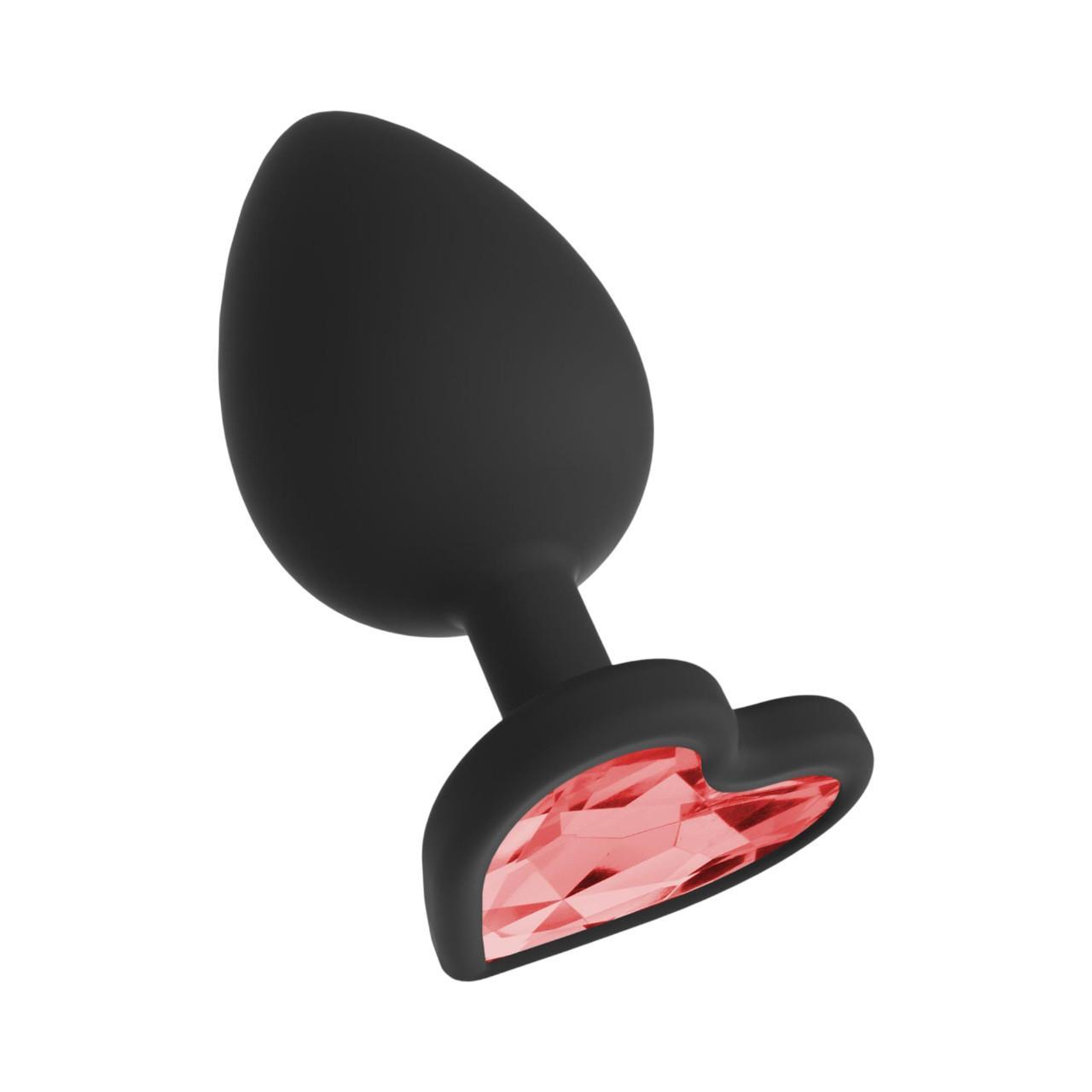 Silikonowy korek analny z wymiennymi kryształkami S-L