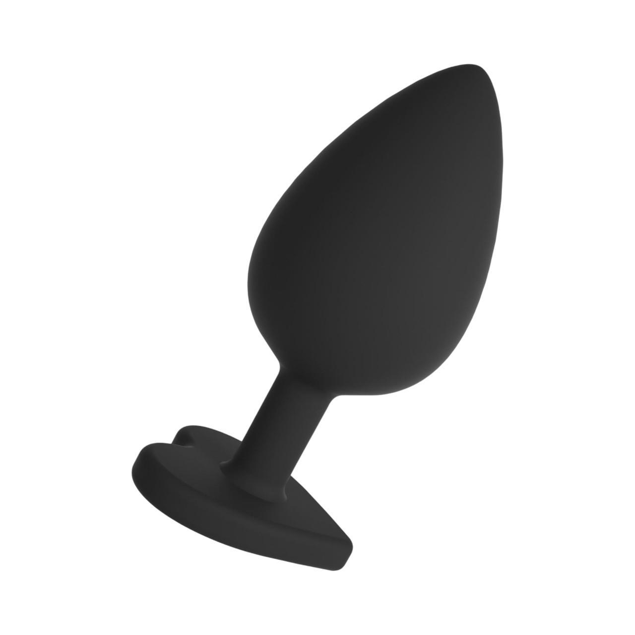 Silikonowy korek analny z wymiennymi kryształkami S-L