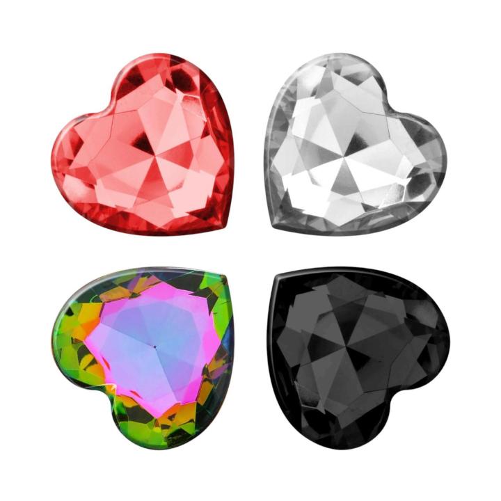 Silikonowy korek analny z wymiennymi kryształkami S-L