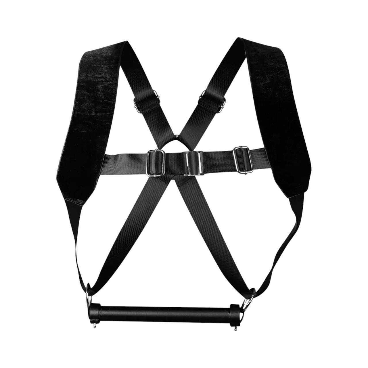 Regulowana uprząż BDSM wykonany z wysokiej jakości skóry PU