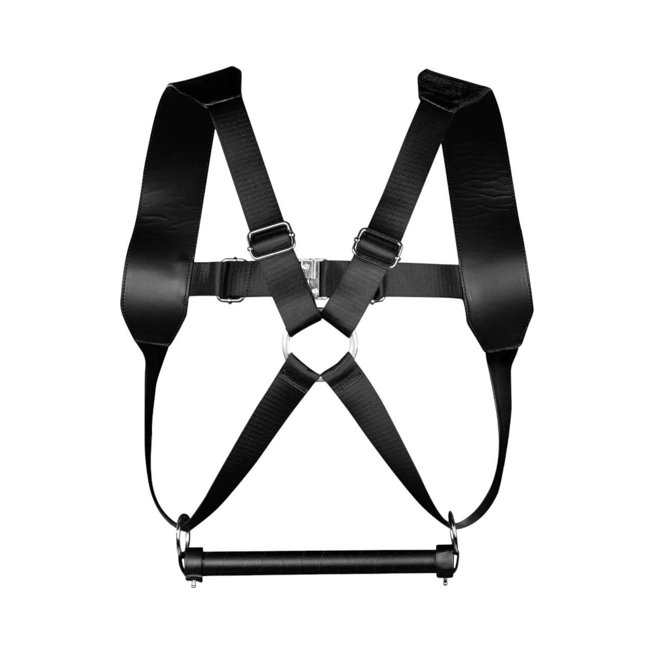 Regulowana uprząż BDSM wykonany z wysokiej jakości skóry PU