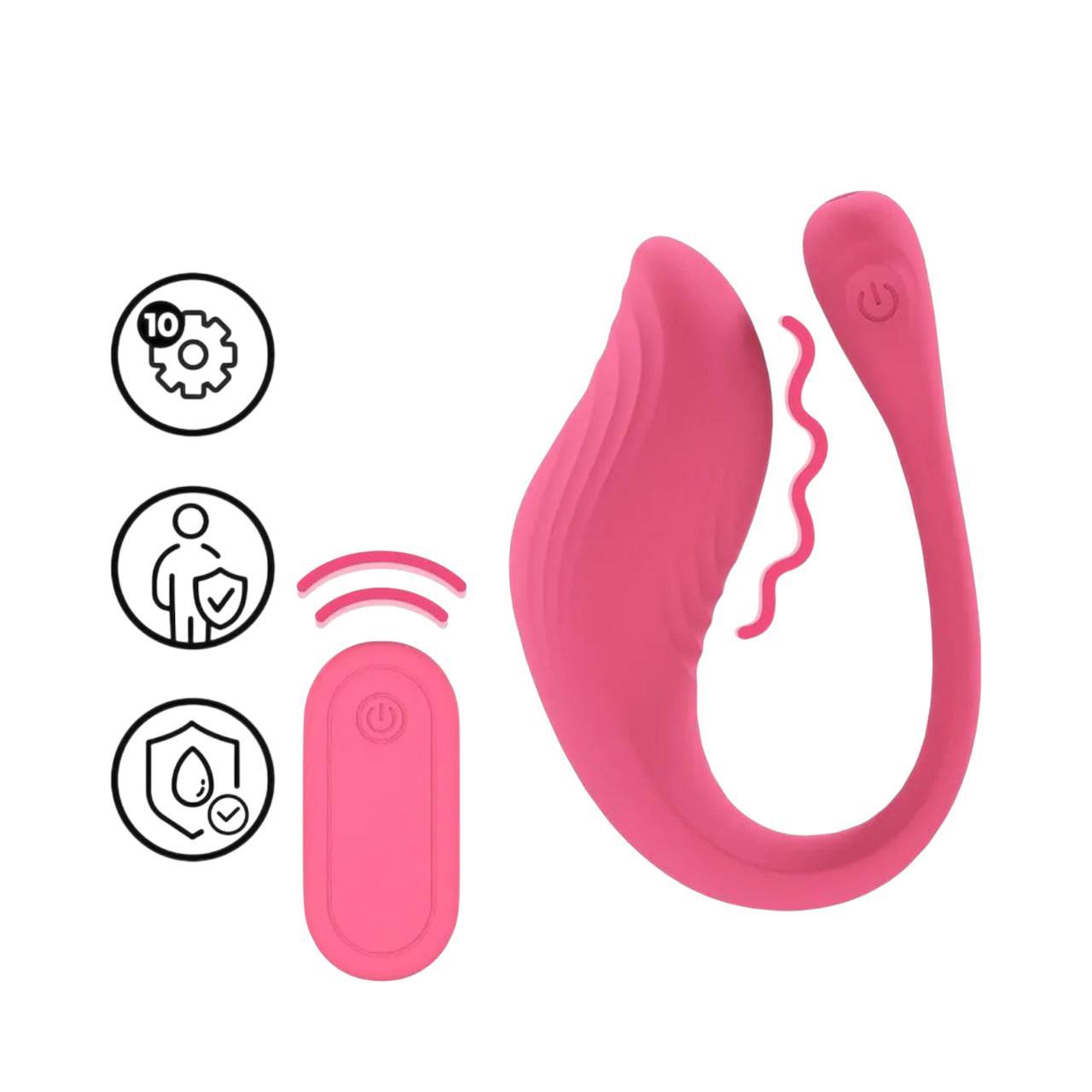 Wibrator dla par z pilotem, do stymulacjoi punku G - 10 trybów pracy