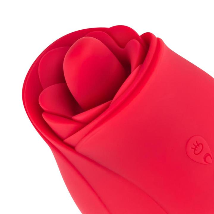 Luksusowy wibrator w kształcie róży 2w1 - 7 trybów wibracji i pulsacji