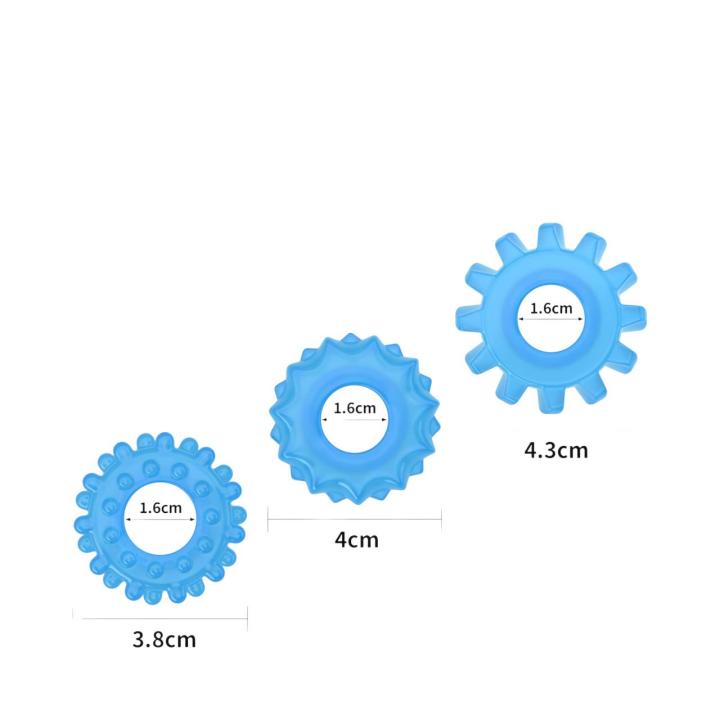 Zestaw pierścieni erekcyjnych świecących w ciemności- 3szt.