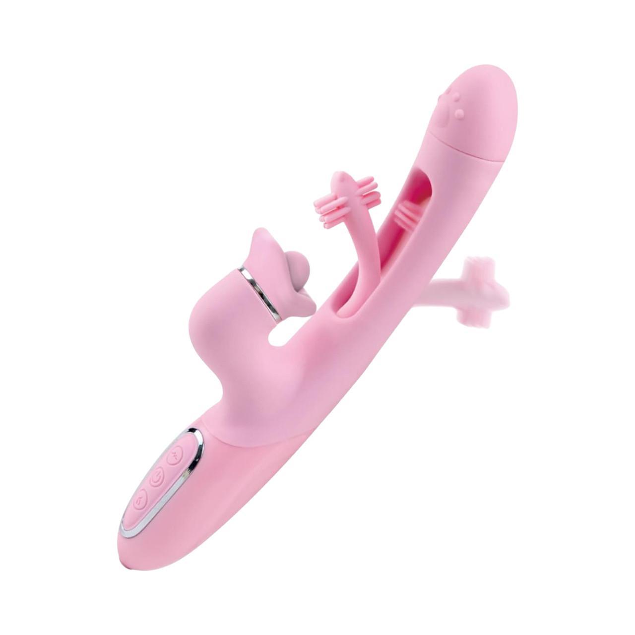 Trzyfunkcyjny Wibrator – Stymulacja Łechtaczki, Punktu G i Ruchu Opukującego