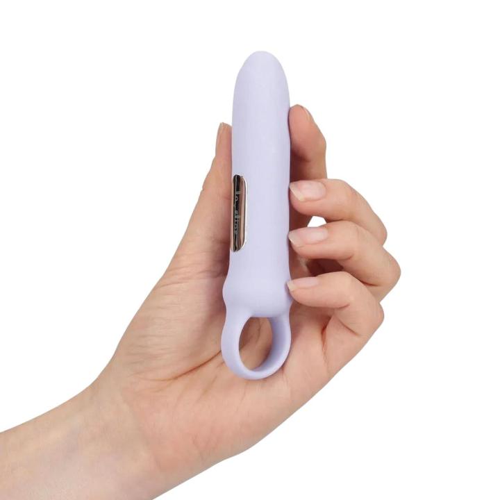 Dyskretny mini wibrator wykonany z silikonu- 10 funkcji wibracji