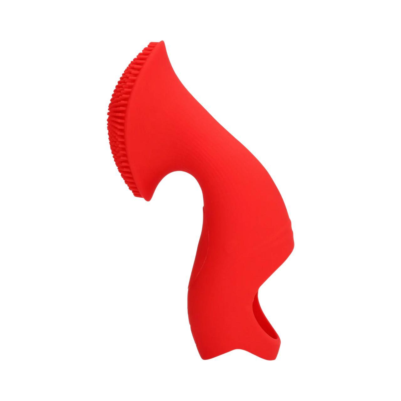 Mini wibrator na palec z fakturą do stymulacji łechtaczki